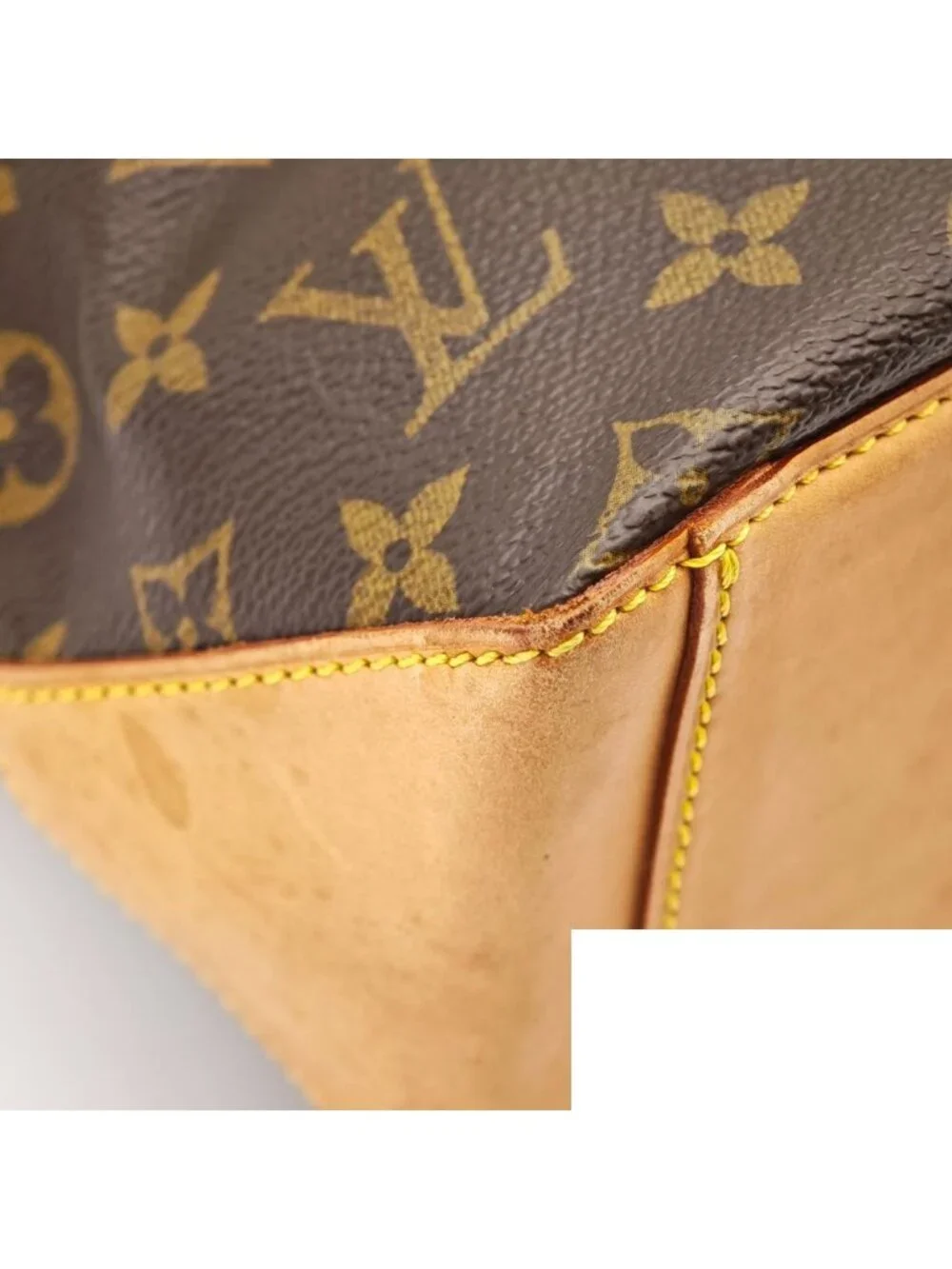 Louis Vuitton Cabas Piano Monogram Canvas Brown Shoulder Tote Bag